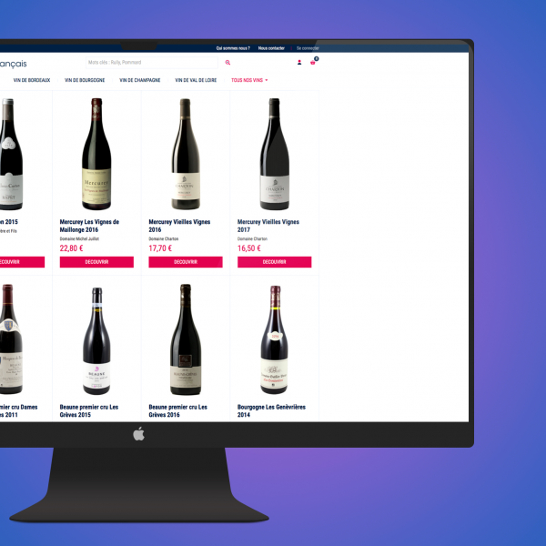 Achat de vin sur Internet